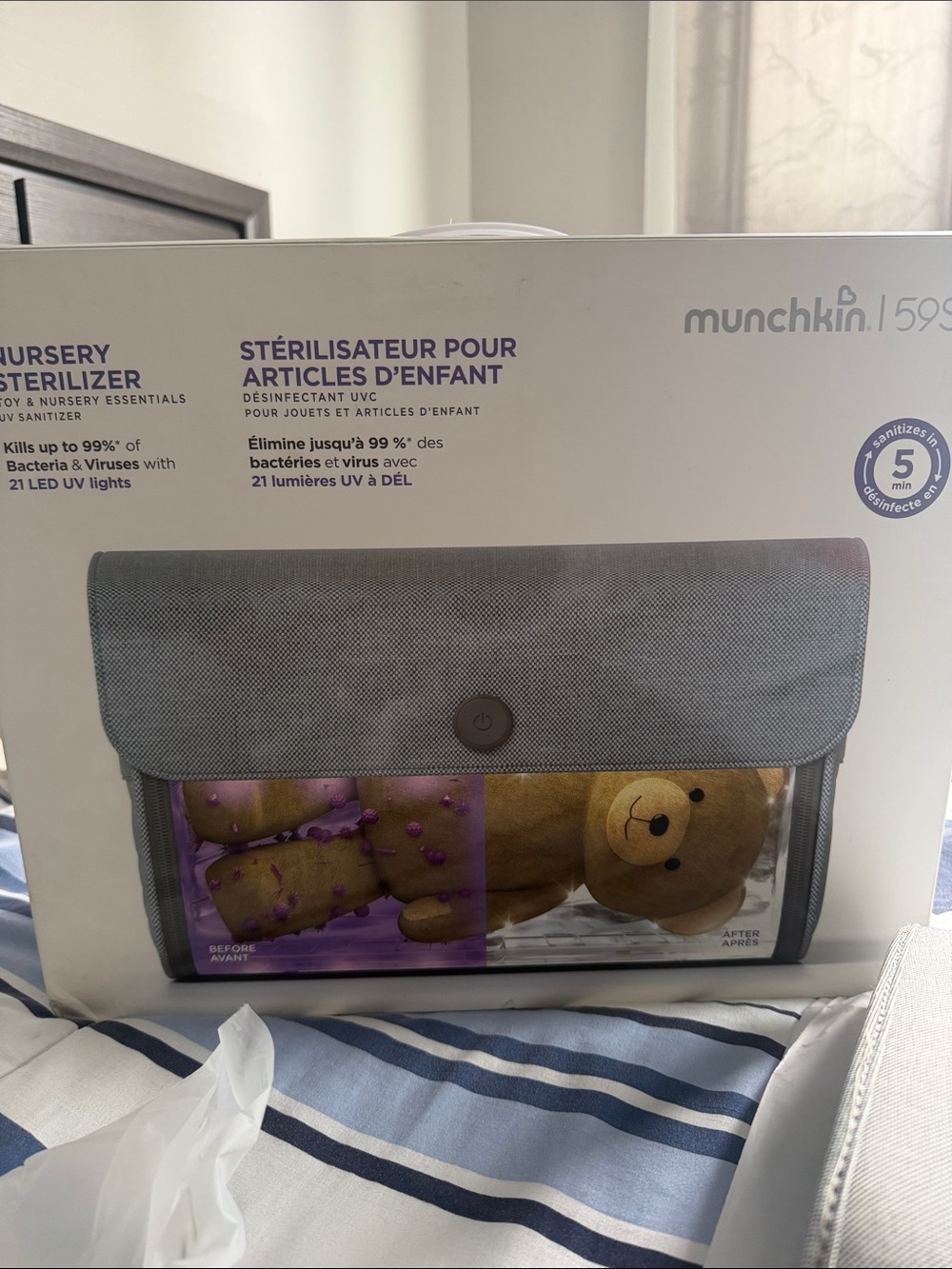 🍼✨ Munchkin Nursery Sterilizer UV Sanitizer – BRAND NEW! ✨🍼